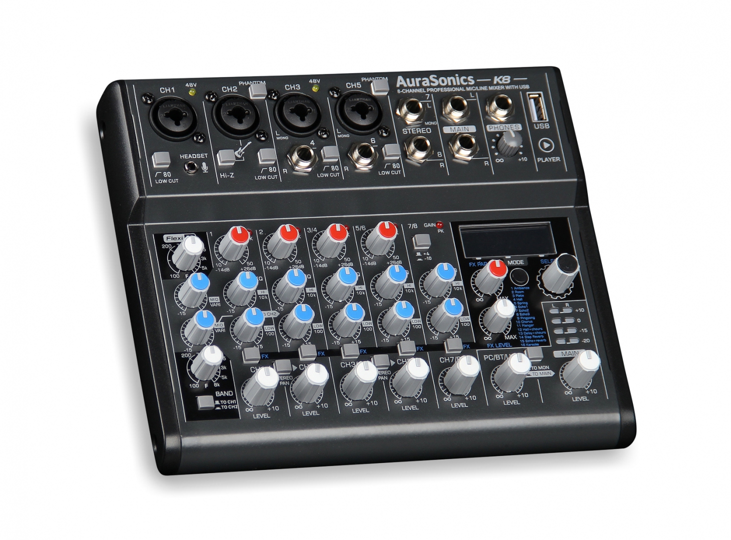 AuraSonics K8 компактный микшерный пульт в Тюмени