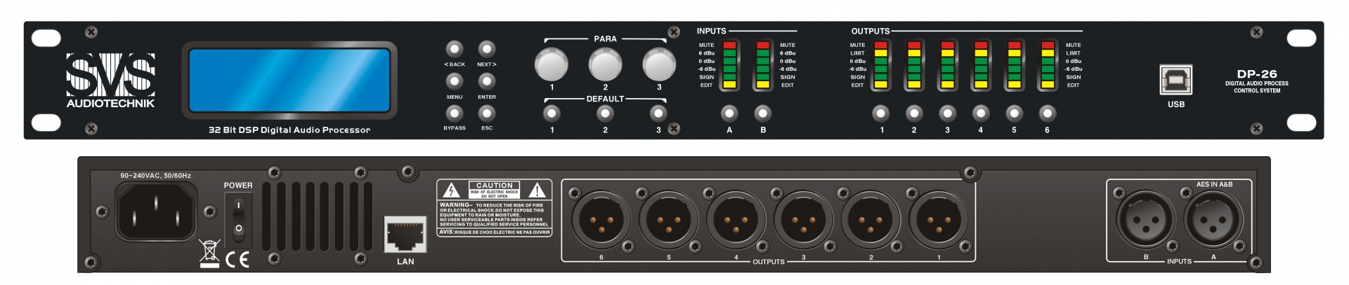 SVS Audiotechnik DP-26 Цифровой процессор: 2 входа 6 выходов в Тюмени