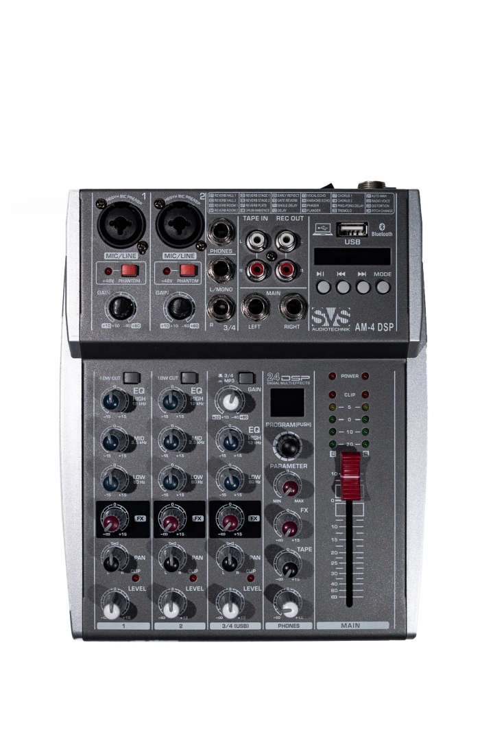 SVS Audiotechnik mixers AM-4 DSP Аналоговый микшерный пульт, 4-канала в Тюмени