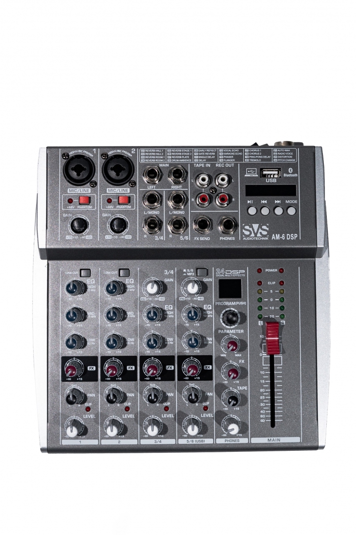 SVS Audiotechnik mixers AM-6 DSP Микшерный пульт аналоговый, 6-канальный SVS Audiotechnik mixers в Тюмени